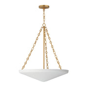 Maxim - 22456WTNAB - Six Light Pendant - Artemis - Natural Aged Brass