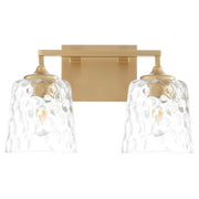 Quorum - 5005-2-180 - Two Light Vanity - Eldorado - Aged Brass