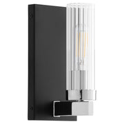 Quorum - 533-1-5914 - One Light Vanity - Kilbey - Matte Black|Chrome Chrome