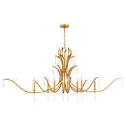 Quorum - 621-8-74 - Eight Light Chandelier - Majesty - Gold Leaf