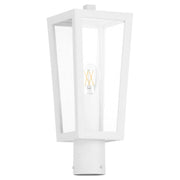 Quorum - 717-6-6 - One Light Post Mount - Bravo - White