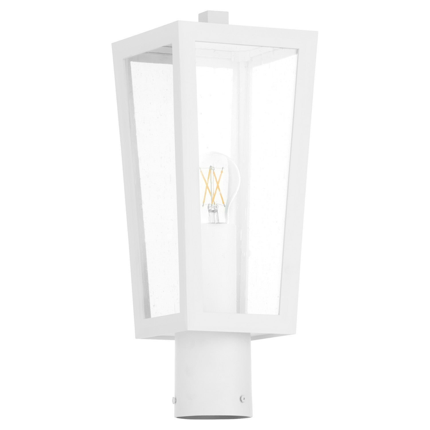 Quorum - 717-6-6 - One Light Post Mount - Bravo - White