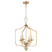 Quorum - 8021-4-80 - Four Light Entry - Maryse - Aged Brass