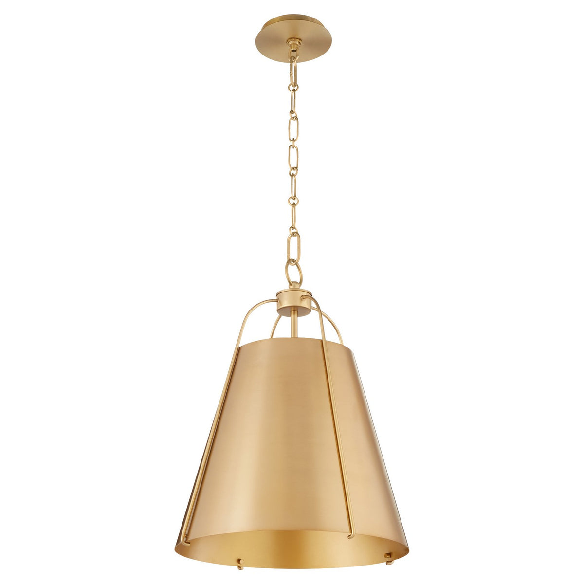Quorum - 861-1-80 - One Light Pendant - Ellen - Aged Brass