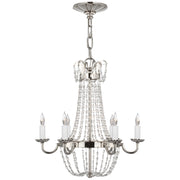 Visual Comfort Signature - CHC 1407PN-SG - Six Light Chandelier - Paris Flea Market - Polished Nickel