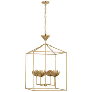 Visual Comfort Signature - JN 5303AB - LED Lantern - Alberto - Antique-Burnished Brass
