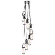 Visual Comfort Signature - TOB 5646PN-CG-8 - LED Pendant - Junio - Polished Nickel