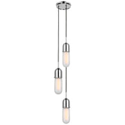 Visual Comfort Signature - TOB 5646PN-FG-3 - LED Pendant - Junio - Polished Nickel
