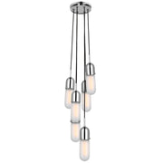 Visual Comfort Signature - TOB 5646PN-FG-6 - LED Pendant - Junio - Polished Nickel