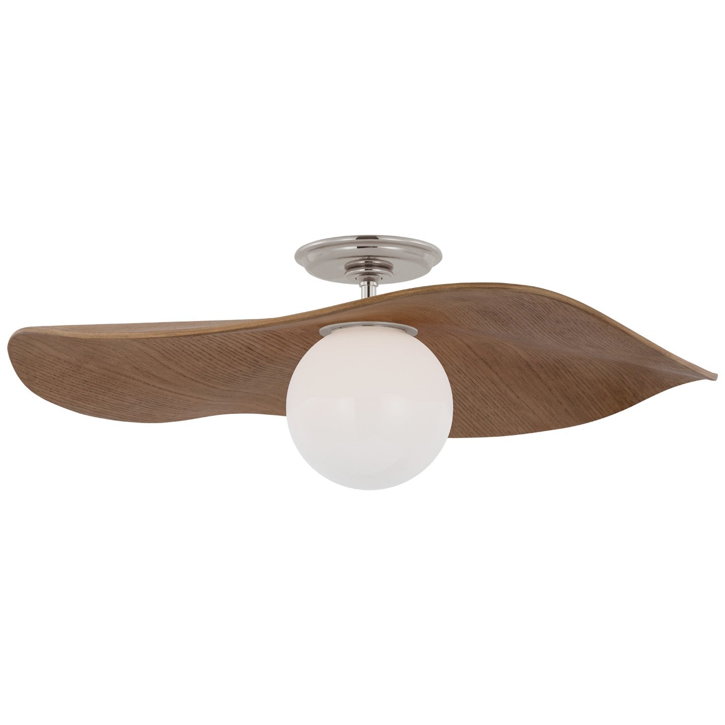 Visual Comfort Signature - WS 4040PN-NO - LED Semi-Flush Mount - Mahalo - Polished Nickel