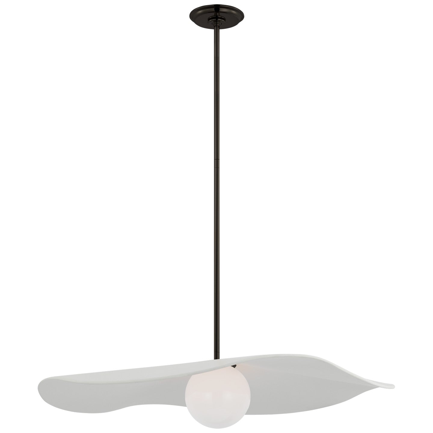 Visual Comfort Signature - WS 5040BZ-WHT - LED Pendant - Mahalo - Bronze