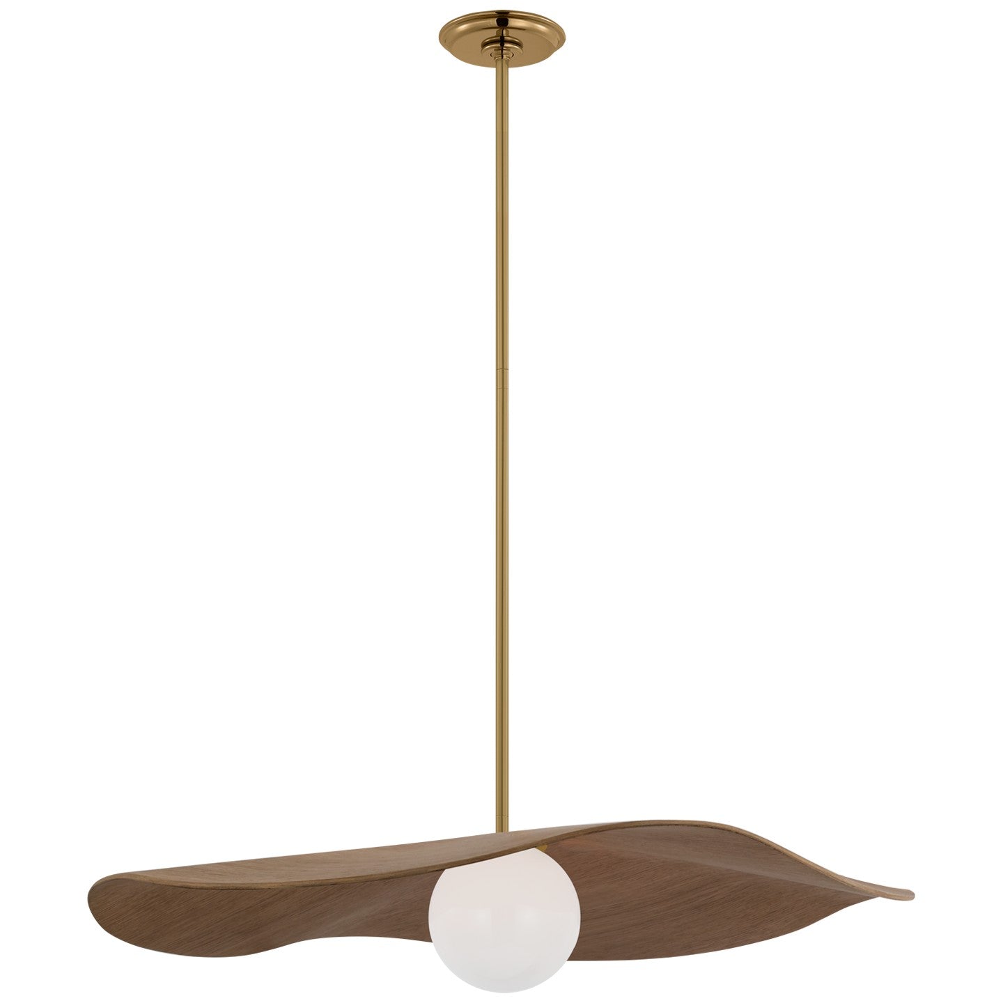 Visual Comfort Signature - WS 5040HAB-NO - LED Pendant - Mahalo - Hand-Rubbed Antique Brass