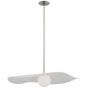 Visual Comfort Signature - WS 5040PN-WHT - LED Pendant - Mahalo - Polished Nickel