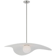 Visual Comfort Signature - WS 5048PN-WHT - LED Pendant - Mahalo - Polished Nickel