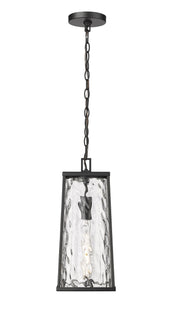 Millennium - 10621-PBK - One Light Outdoor Hanging Lantern - Dutton - Powder Coated Black