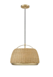 Millennium - 13201-VB - One Light Pendant - Vintage Brass
