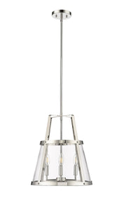 Millennium - 13604-PN - Four Light Pendant - Edelweiss - Polished Nickel
