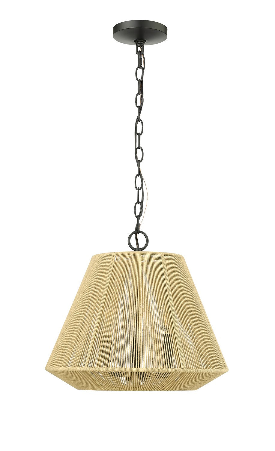 Millennium - 20603-MB - Three Light Pendant - Sterling - Matte Black