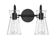 Millennium - 21002-MB - Two Light Vanity - Camellia - Matte Black