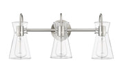 Millennium - 21003-BN - Three Light Vanity - Camellia - Brushed Nickel