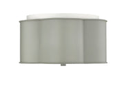 Millennium - 21203-CG - Three Light Flushmount - Cement Gray