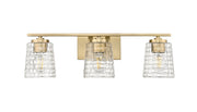 Millennium - 22103-VB - Three Light Vanity - Saben - Vintage Brass