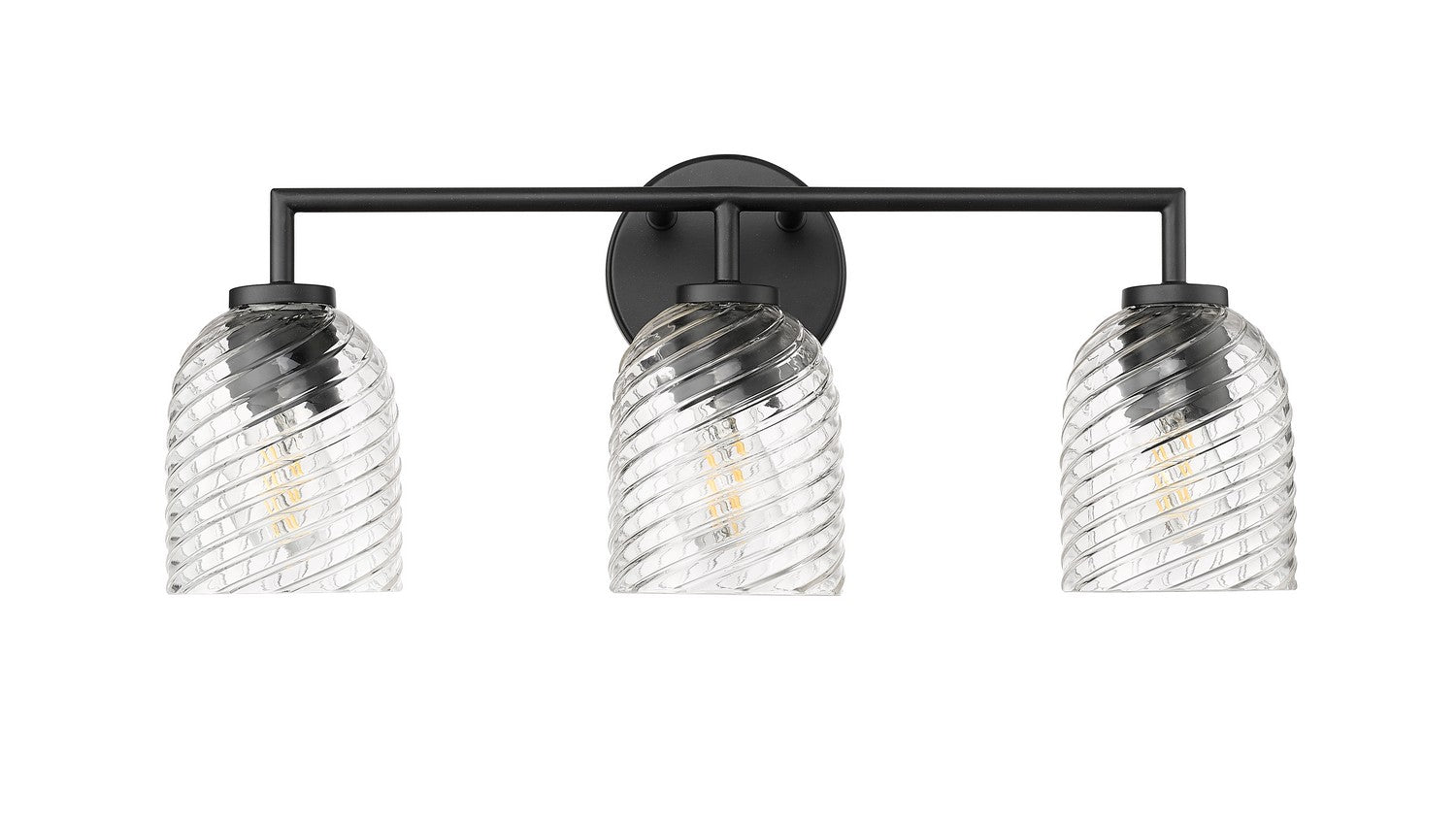 Millennium - 22203-MB - Three Light Vanity - Catania - Matte Black