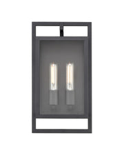 Millennium - 270002-TBK - Two Light Outdoor Wall Sconce - Agatha - Textured Black