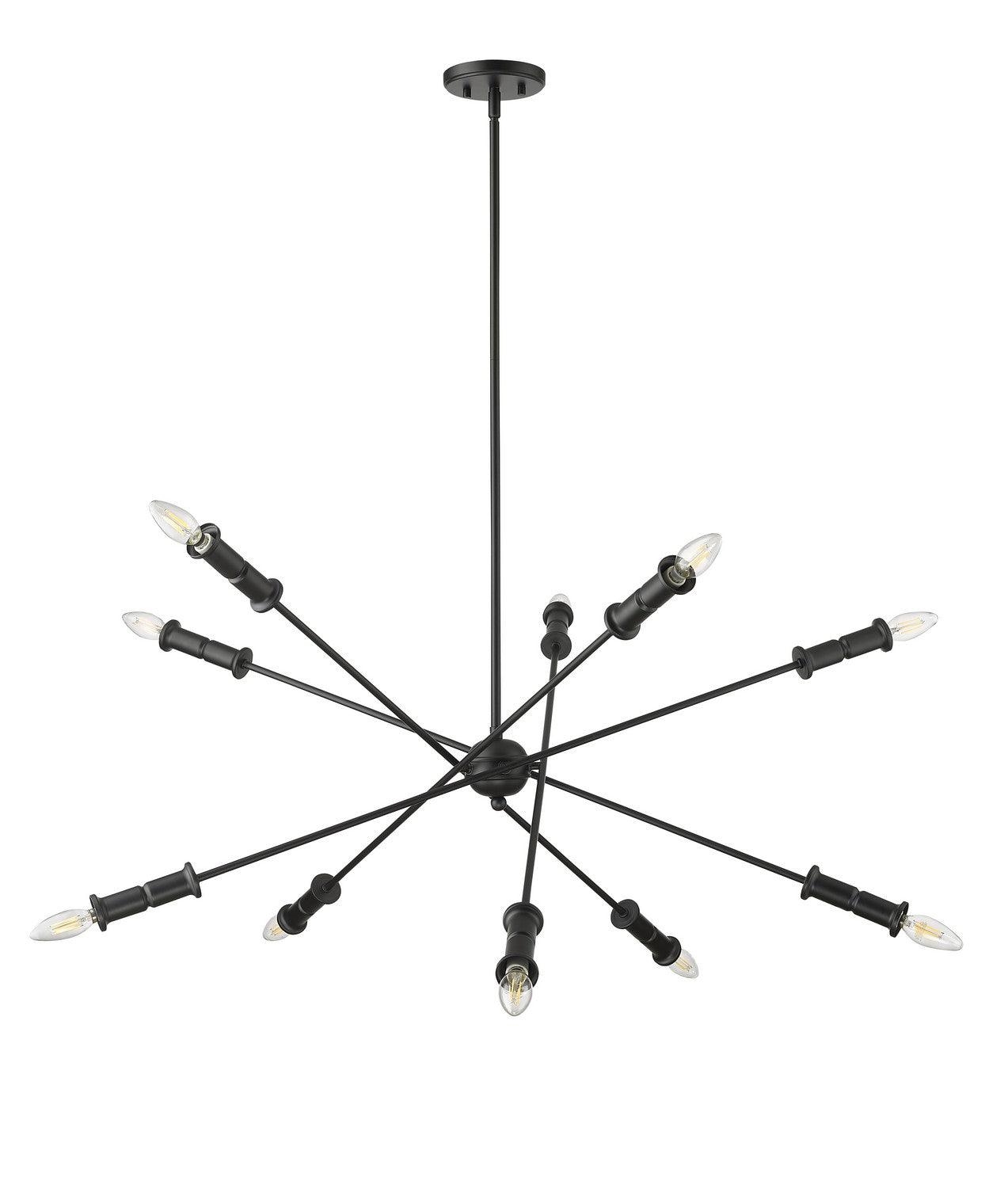 Millennium - 29110-MB - Ten Light Chandelier - Potiss - Matte Black
