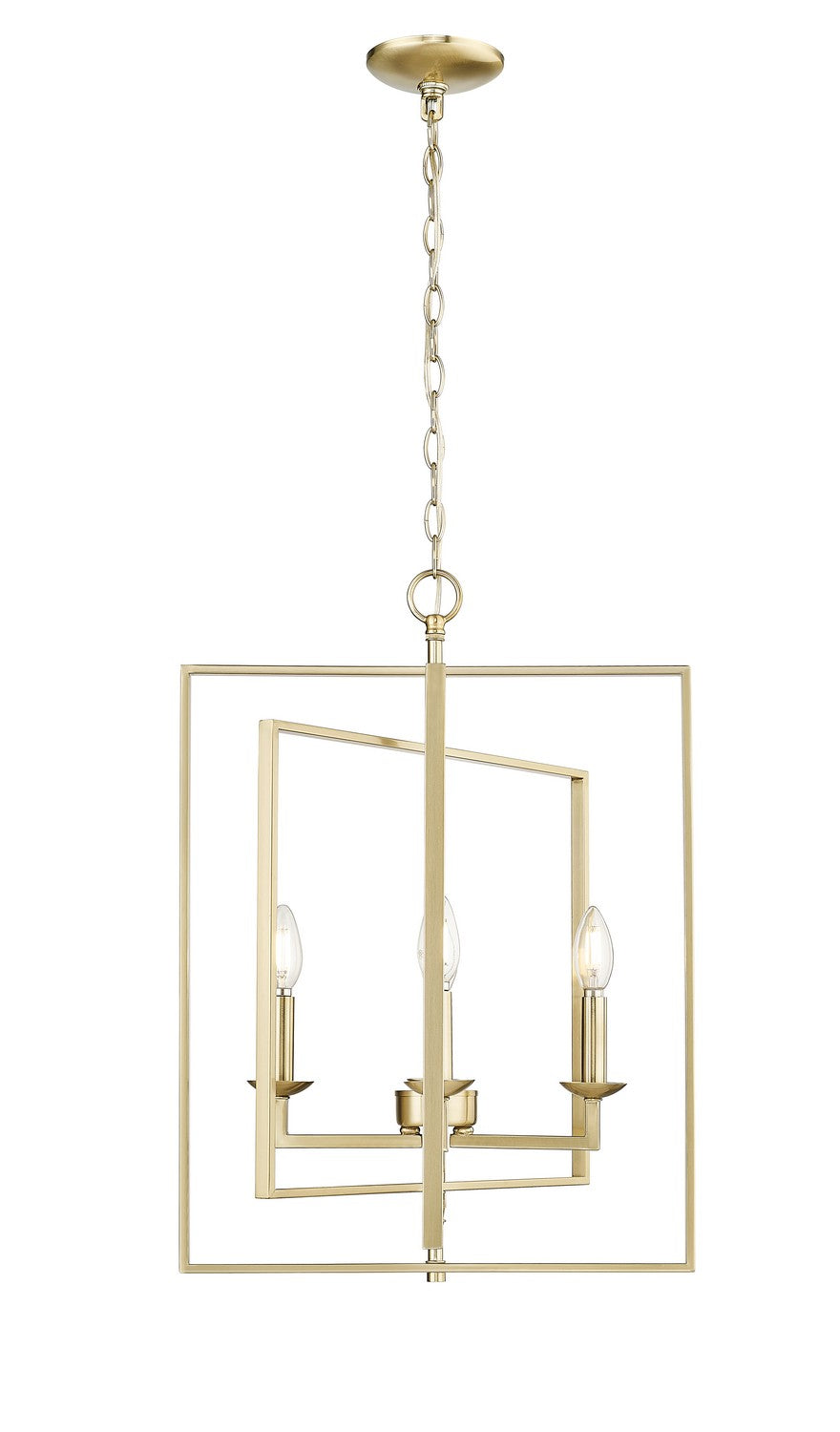 Millennium - 3231-MG - Four Light Pendant - Nellis - Modern Gold
