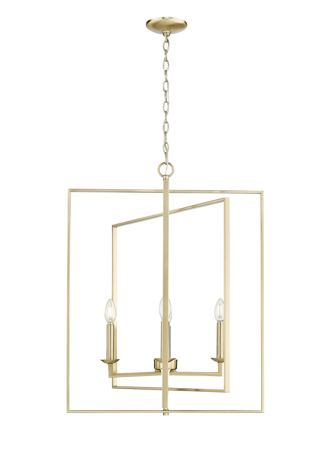 Millennium - 3232-MG - Four Light Pendant - Nellis - Modern Gold