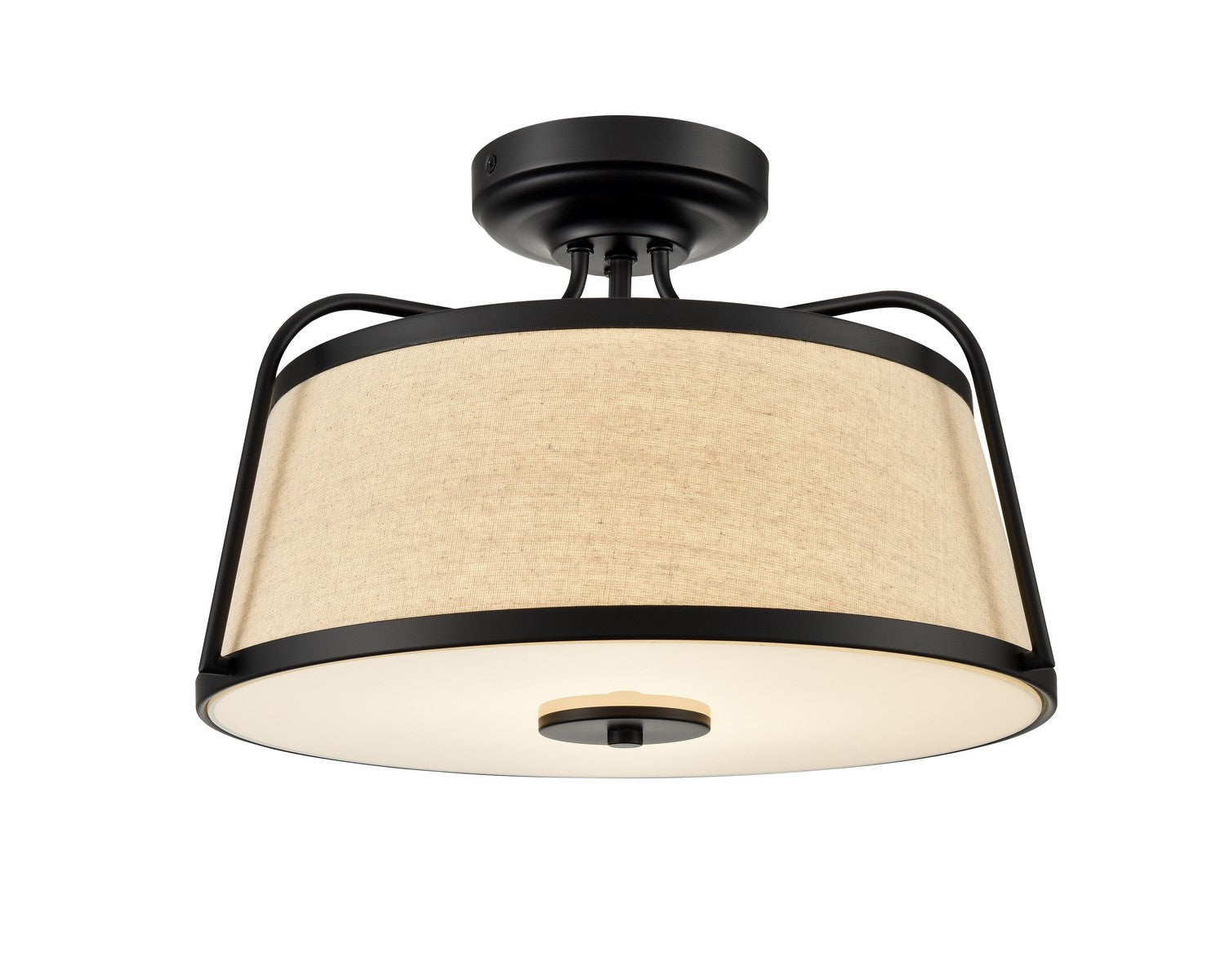Millennium - 78201-MB - LED Semi-Flush Mount - Matte Black