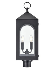 Millennium - 7822-PBK - Two Light Outdoor Post Lantern - Bratton - Powder Coated Black