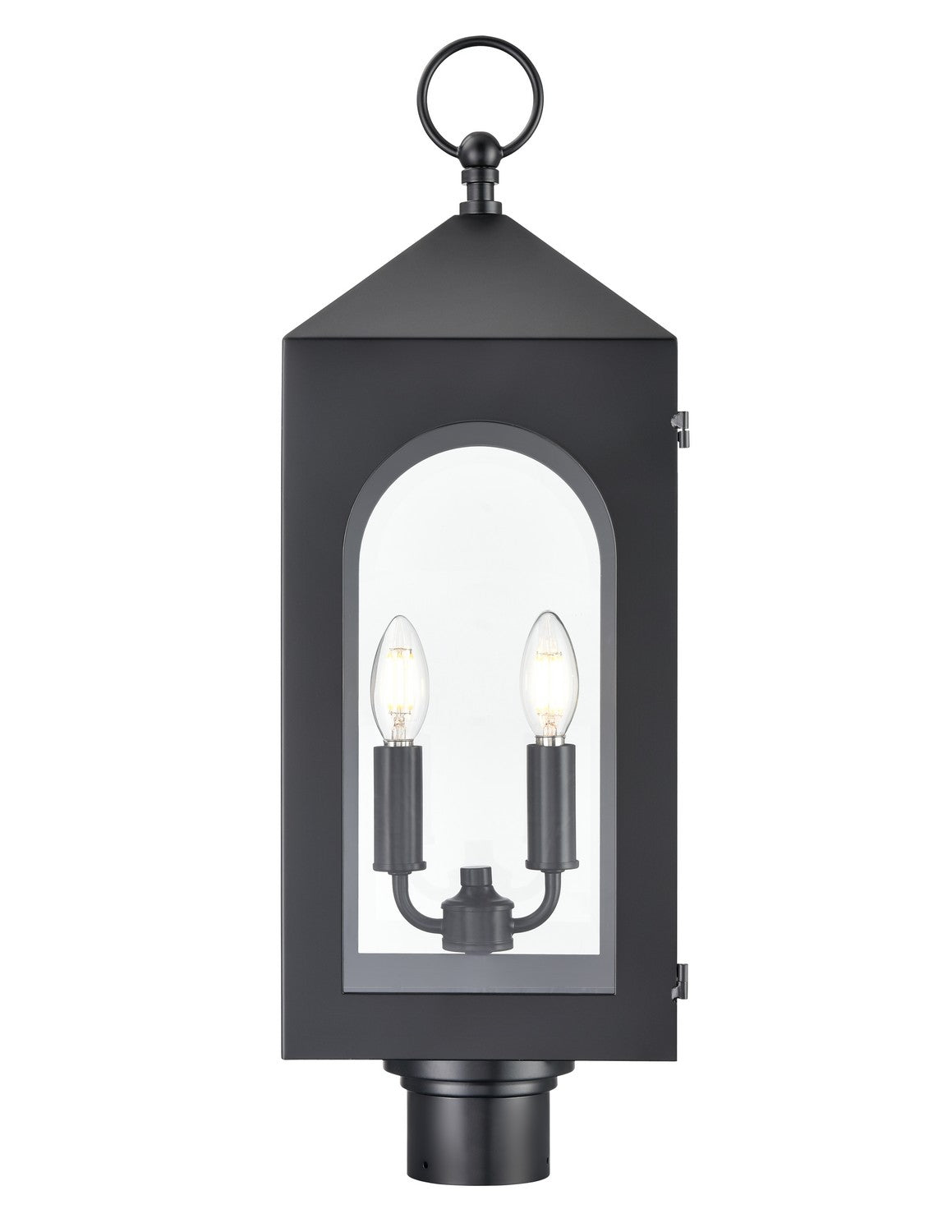 Millennium - 7822-PBK - Two Light Outdoor Post Lantern - Bratton - Powder Coated Black
