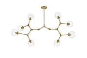Elegant Lighting - 1712G61BR - Eight Light Chandelier - Cavoli - Brass