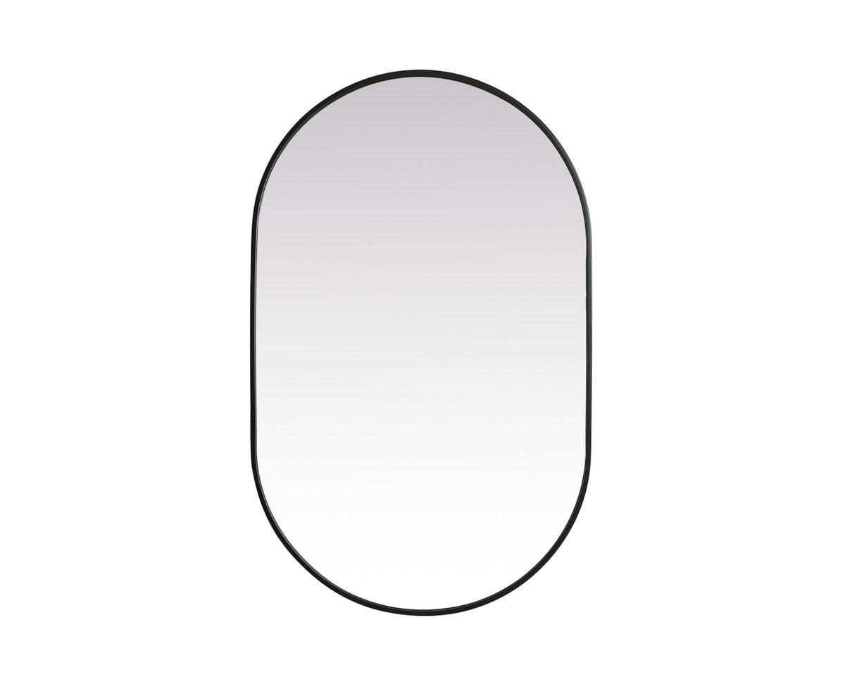 Elegant Lighting - MR2A3048BLK - Mirror - Asha - Black
