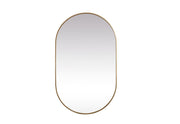Elegant Lighting - MR2A3660BRS - Mirror - Asha - Brass