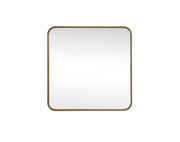 Elegant Lighting - MR802424BR - Mirror - Evermore - Brass