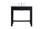 Elegant Lighting - VF14836MBK - Bathroom Vanity - Hudson - Black