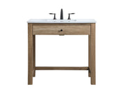 Elegant Lighting - VF14836NT - Bathroom Vanity - Hudson - Natural Oak