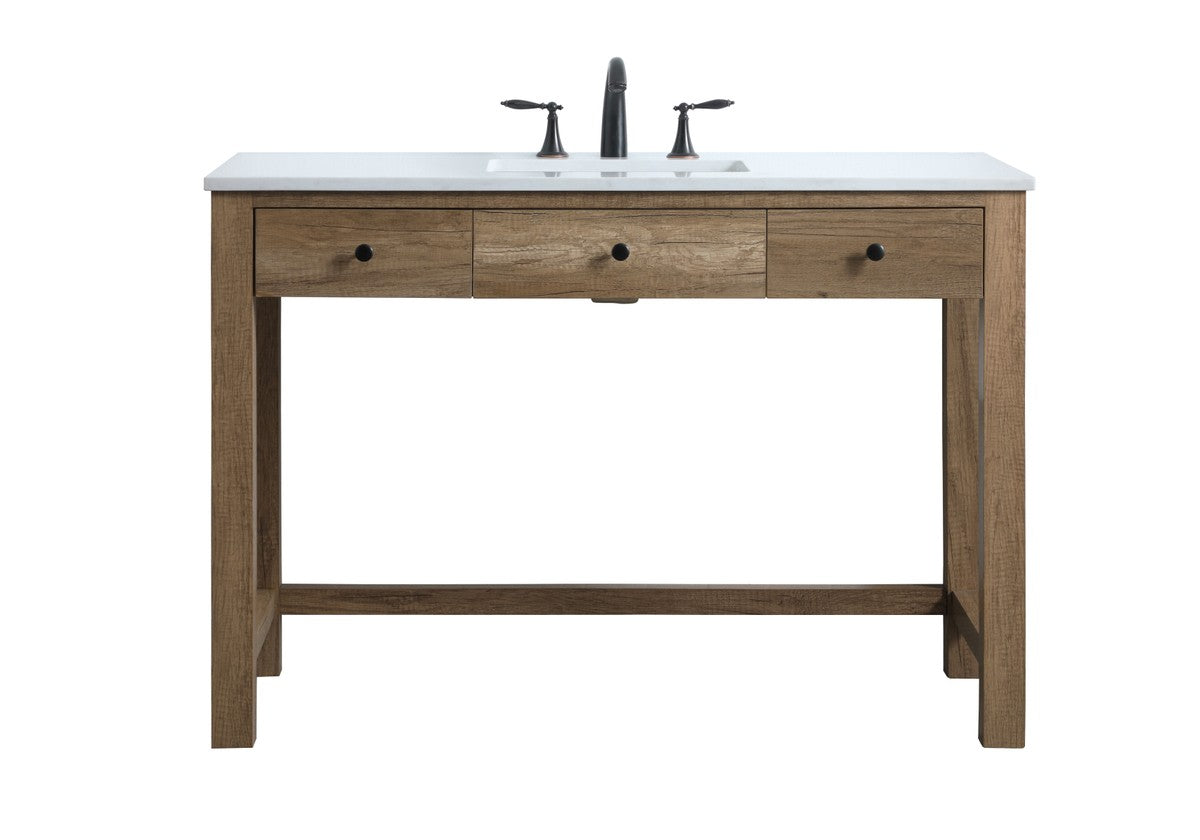 Elegant Lighting - VF14848NT - Bathroom Vanity - Hudson - Natural Oak