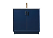 Elegant Lighting - VF19636BL - SIngle Bathroom Vanity - Hayes - Blue