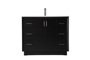 Elegant Lighting - VF19642BK - SIngle Bathroom Vanity - Hayes - Black