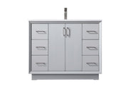 Elegant Lighting - VF19642GR - SIngle Bathroom Vanity - Hayes - Grey