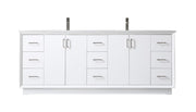 Elegant Lighting - VF19684DWH - Double Bathroom Vanity - Hayes - White