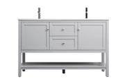 Elegant Lighting - VF22254DGR - Double Bathroom Vanity - Heath - Grey