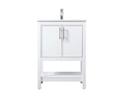 Elegant Lighting - VF26624WH - SIngle Bathroom Vanity - Everett - White