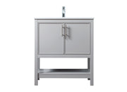 Elegant Lighting - VF26630GR - SIngle Bathroom Vanity - Everett - Grey
