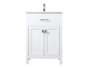 Elegant Lighting - VF28824WH - SIngle Bathroom Vanity - Harrison - White