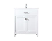Elegant Lighting - VF28830WH - SIngle Bathroom Vanity - Harrison - White